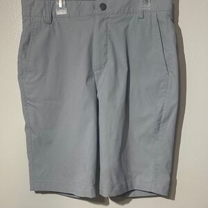 Puma golf Men's Light Gray Flat Front Shorts